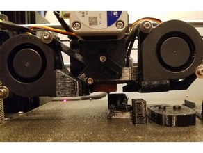 mosquito hotend dual fan duct prusa mk3s bondtech bmg 3d printer parts extruder 3d print model - Mito3D