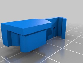 mp select mini flexible filament clip 3d printer accessories monoprice v2 ninjaflex tpu 3d print model - Mito3D