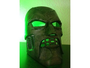doctor doom masque - supportless le costume de marvel super-héros supervillain 3d print model - Mito3D