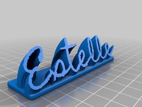 estelle office customized 3d print model - Mito3D