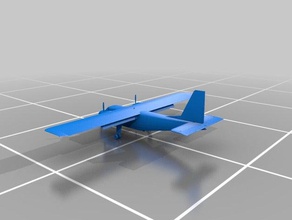 beagle avião brinquedos & games de rc 3d print model - Mito3D