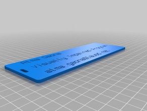 alma okuma etiketi organizasyon özelleştirilmiş 3d print model - Mito3D