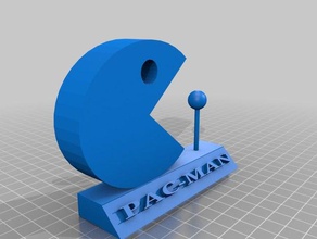pac-man işareti oyuncaklar ve oyunlar pac man 3d print model - Mito3D