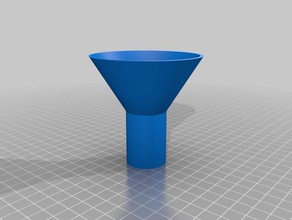 funnel 80mm 30mm height kitchen & dining customized 3d print model - Mito3D