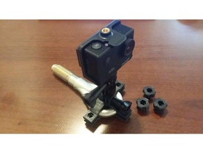 gopro auto di gancio traino, traino monte - volkswagen, audi, porsche, bmw, daimler e din iso 5422 m20 la fotocamera hook il 3d print model - Mito3D