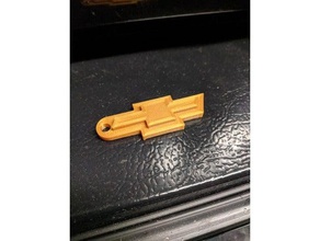 chevy bow tie keychain 3d printing car chevrolet 3d print model - Mito3D