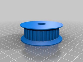 t5 gears flanges 31 40 teeth 13 mm high 3d printing flanged 3d print model - Mito3D