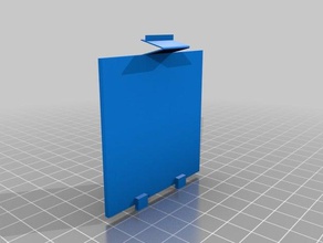 microvision-Batterie-Tür-Prototyp Spielzeug & game Zubehör microvision milton bradley 3d print model - Mito3D