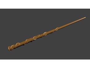 hermione type wand scans & replicas harry potter hermione's 3d print model - Mito3D