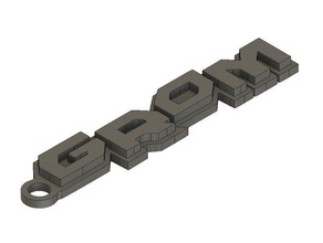 honda grom keychain keychains 3d print model - Mito3D
