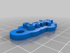 sonja llaveros personalizado 3d print model - Mito3D