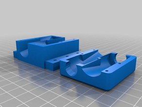dual 180 motot mount 10 degree tilt universal 3d printing 3d print model - Mito3D