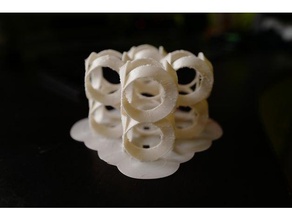 mobius-Muster Mathe-Kunst Würfel mesh mobius Muster Streifen 3d print model - Mito3D