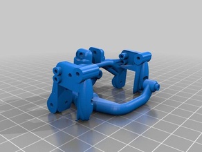 wpl hd axle truss machined aluminum 3d printing 3d print model - Mito3D