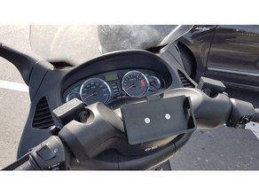 honda phone holder mobile motorcycle 3d print model - Mito3D