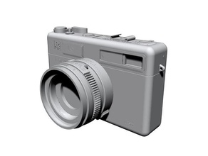 yashica electro 35 Kamera-Modell 3dmodel Kamera frei hobby nicht-kommerzielle noob spiderman amazing 3d print model - Mito3D