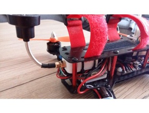 eachine tx526 mount r c vehicles drone fpv holder support zmr250 3d print model - Mito3D