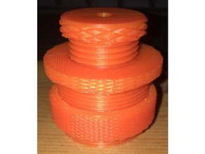 filament-Staub-filter, 35mm Loch 3d-Drucker Teile Staub Staub-filter filament filament-guide makethisrealcom 3d print model - Mito3D