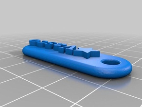 chaveiro nome vasco Impresora 3d accesorios 3d print model - Mito3D