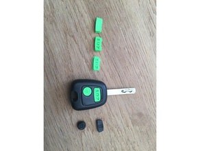 pulsanti del telecomando peugeot 107 adatta anche toyota aygo citroen c1 automotive cagna il pulsante i auto remoto la riparazione parte di slut 3d print model - Mito3D
