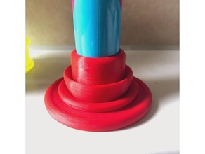 oral-b çocuk diş fırçası standı banyo çocuklar aşamaları güç dur tutucu 3d print model - Mito3D