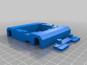 wanhao d4s peças de plástico Impressora 3d a montagem parênteses transporte extrusora partes 3d print model - Mito3D