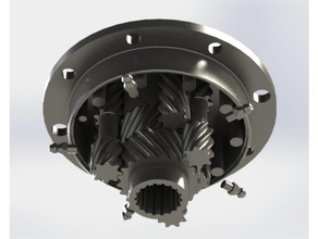 limited slip differential case internals engineering lsd quaife 3d print model - Mito3D