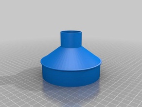 large dust shoe adapter 33mm hose parts customized 3d print model - Mito3D