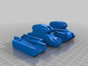 dual 180 motor 4 link mount 3d printing 3d print model - Mito3D