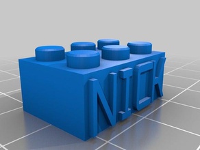 nick jouets de construction personnalisé 3d print model - Mito3D