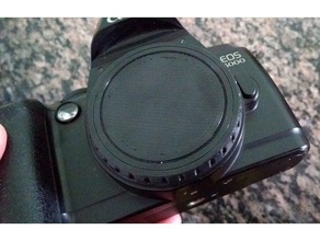 canon tampa do corpo - eos de câmeras partes dslr da fotografia 3d print model - Mito3D