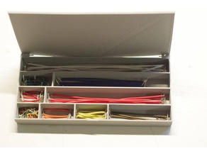 breadboard jumper box organization enclosure jumperwire cable 3d print model - Mito3D