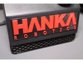 hanka 3d logo robot Robotik scarlett johansson logosu hayalet kabuk 3d print model - Mito3D