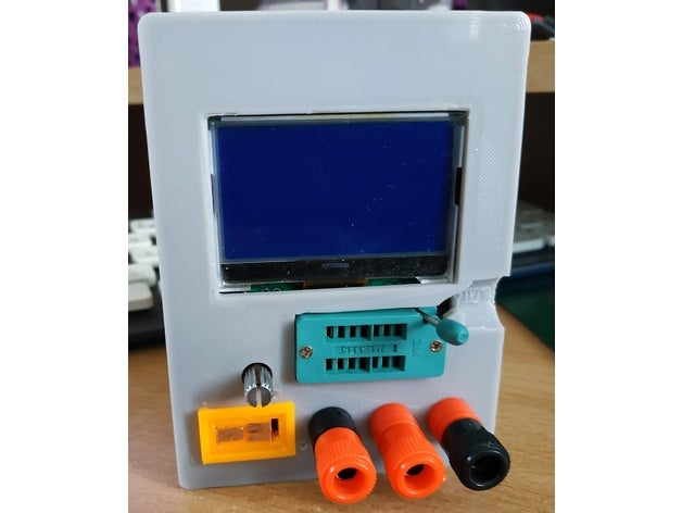 transistor tester m12864 hiland box - alimentato tramite usb l'elettronica 3D print model - Mito3D