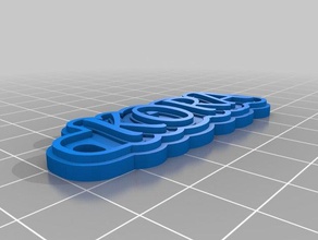 kora i portachiavi su misura 3d print model - Mito3D