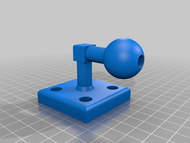 yüzey ram mount genişletilmiş tablet monte edin 3D print model - Mito3D