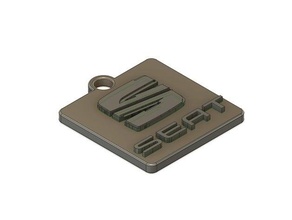 keychain seat 3d printing 3d print model - Mito3D