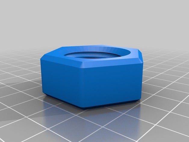 m24 dado filettato parti 3D print model - Mito3D