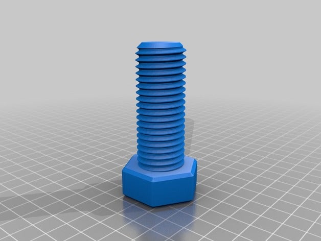 m24-Gewinde-Schraube Teile 3D print model - Mito3D