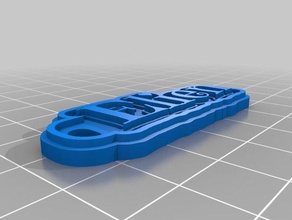 elien2 keychains customized 3d print model - Mito3D