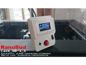 nanobud Fällen nano video-Spiel-Konsole video-Spiele arduino Fall video-Spiel 3d print model - Mito3D