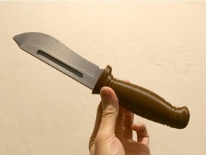 bleeding knife prop props 3d print model - Mito3D