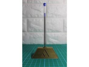master bic office sword pen holder stand 3d print model - Mito3D
