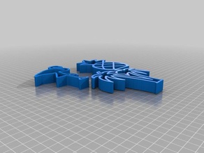 tropical cookie cutter 3d printing cutters cookiecutter flamingo leaf palm tree pineapple 3d print model - Mito3D