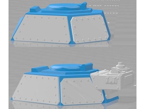 alternate turret armor chimera like vehicles - wh40k 40k warhammer astra militarum imperial guard warhammer40k 40000 3d print model - Mito3D