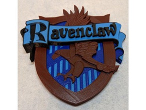 ravenclaw - harry potter multimaterial prusa mmu escudo harrypotter logo shield 3d print model - Mito3D