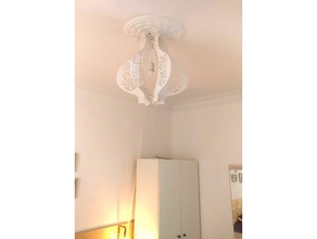 lamp floral design household 3d print model - Mito3D
