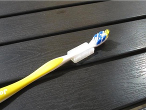 toot brush holder bathroom toothbrush 3d print model - Mito3D