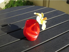 vase Dekor Blumen-vase 3d print model - Mito3D