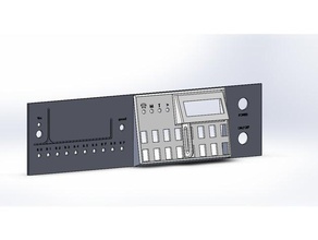 pannello controllo luci ed effetti discoteca la electrónica arduino frambuesa 3d print model - Mito3D